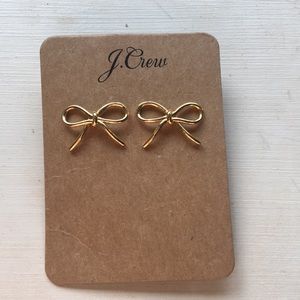 J. Crew bow earrings